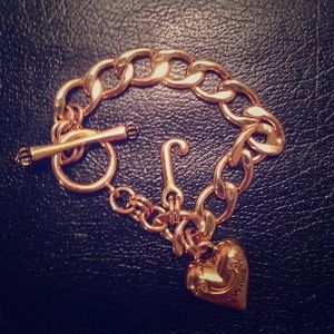Juicy Couture chain link gold bracelet