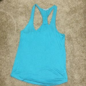 Light blue/teal racerback tank top