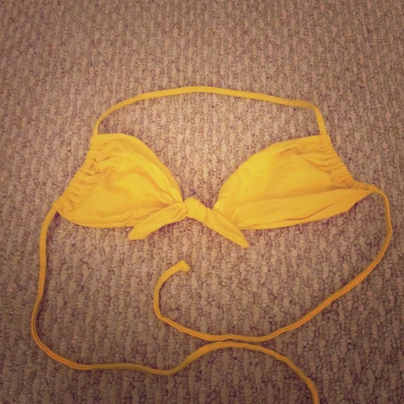 L*Space Bikini Top Yellow Medium