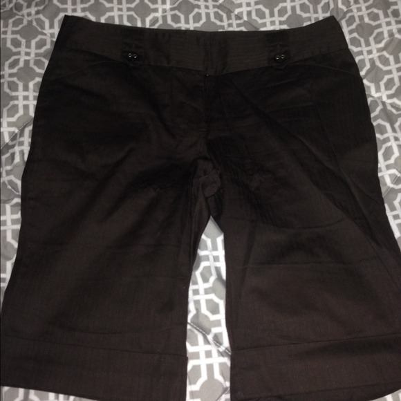Brown Bermuda shorts
