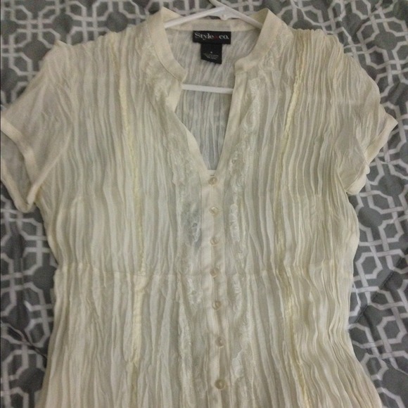 Cream shirt