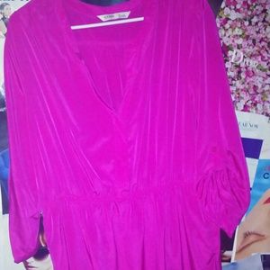 Pink Dress w/ pockets & elastic waist size XXL