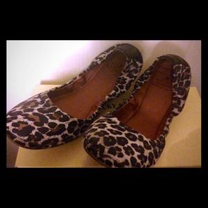 Lucky Brand leopard print flats