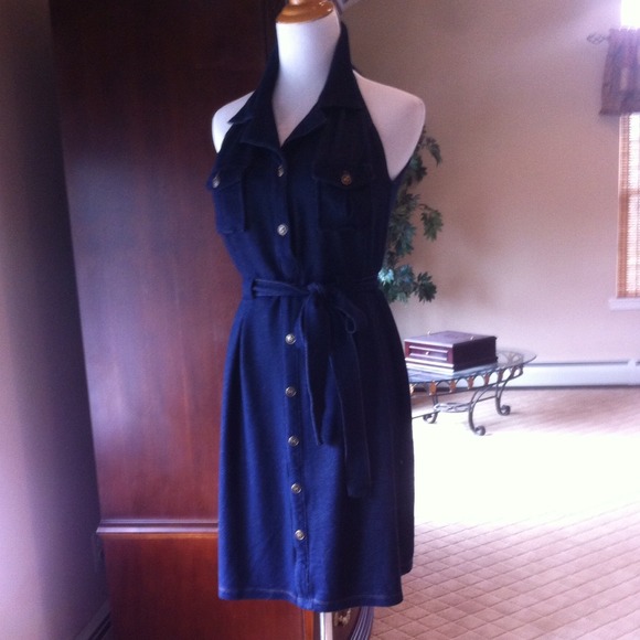 Soft Denim Dress - Picture 1 of 4