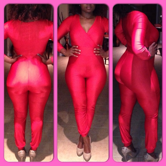 Sexy Red Jumpsuit - 3 Sizes available