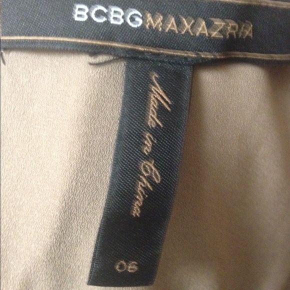BCBG MAXAZRIA Champagne Dress π - Picture 2 of 2