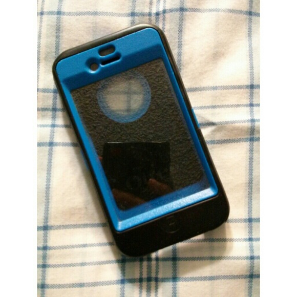 Black and Blue Otter Box 4/4S