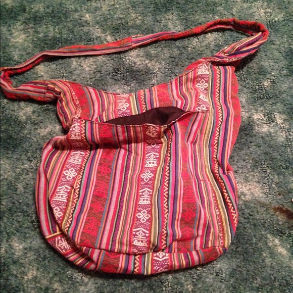 Aztec print hand bag