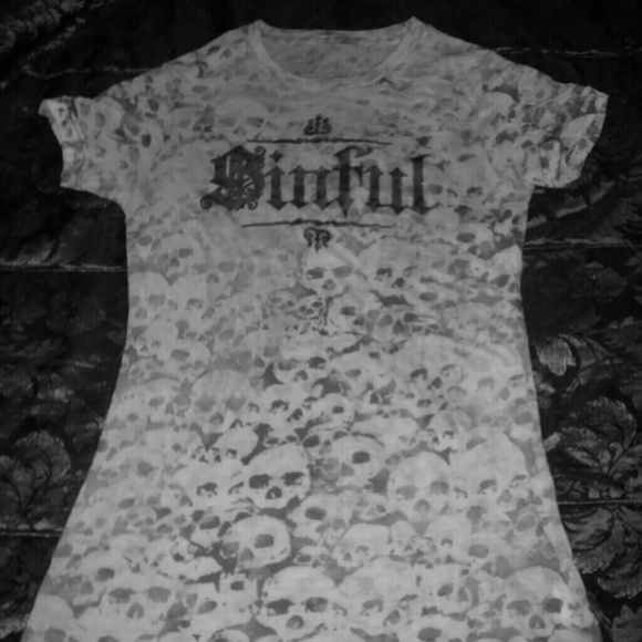 Short sleeve sinful t-shirt
