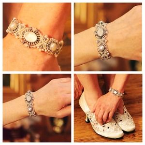 One of a Kind Sterling and Pearl Bracelet