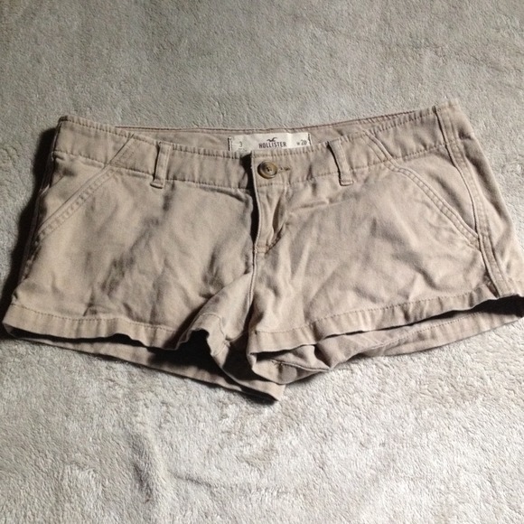 Khaki Hollister Shorts