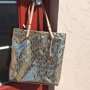 Michael Kors Mirror Metallic Tote