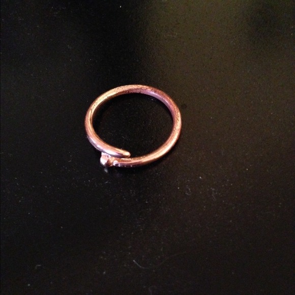 3 Stack Rose Gold Rings - Picture 3 of 4