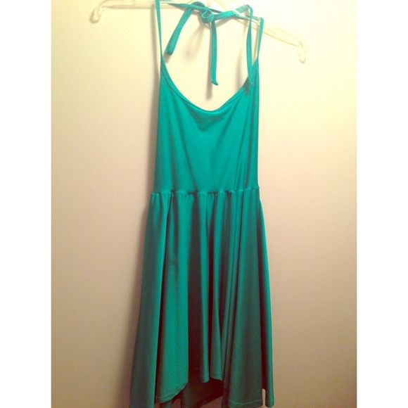 Green spandex dress American apparel