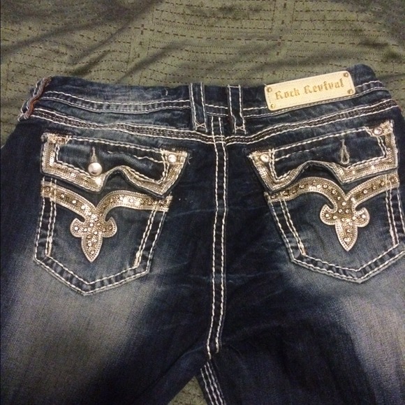 Rock revival jeans size 34 @Jacey