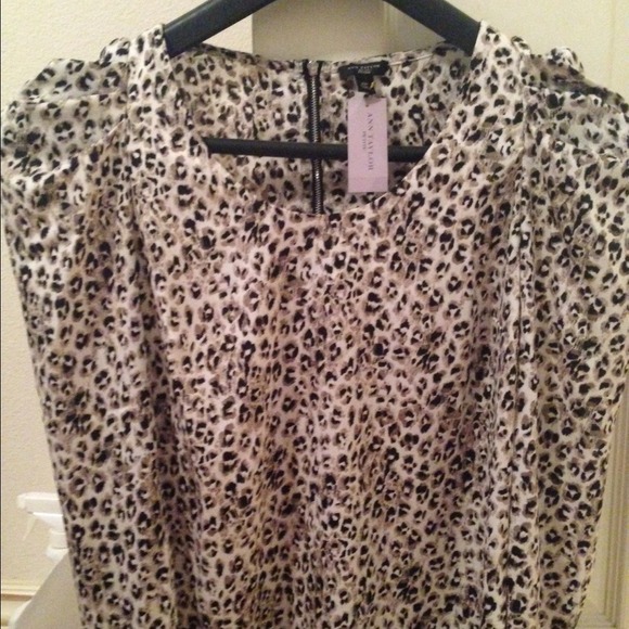 Animal print blouse