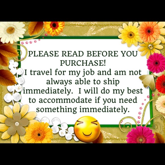 PLEASE READ ABOUT SHIPPING!