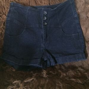 High waisted shorts