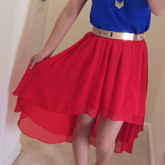 Flowy hi-low skirt - Picture 2 of 4