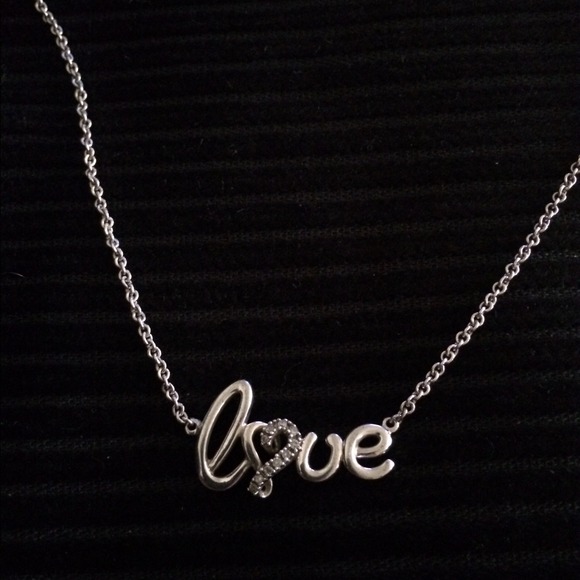 🚫Sold🚫Diamond love necklace real diamonds