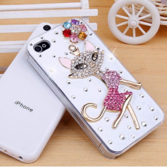 Accessories - iPhone 5/5S Rhinestone Kitty Case