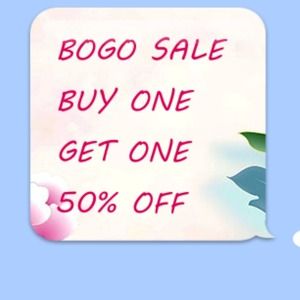 ALL ITEMS 👍BOGO SALE BUY ONE GET ONE 50% OFF ❤️