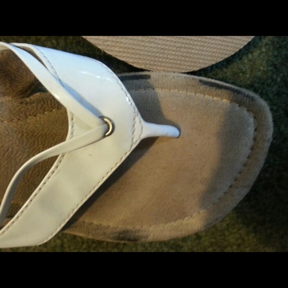 Wht. Wedge summer sandals - Picture 3 of 4