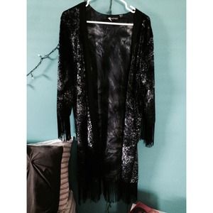 MINKPINK Velvet Kimono