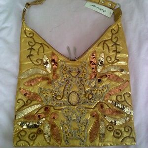 Gold Indian Bollywood Shoulder Bag