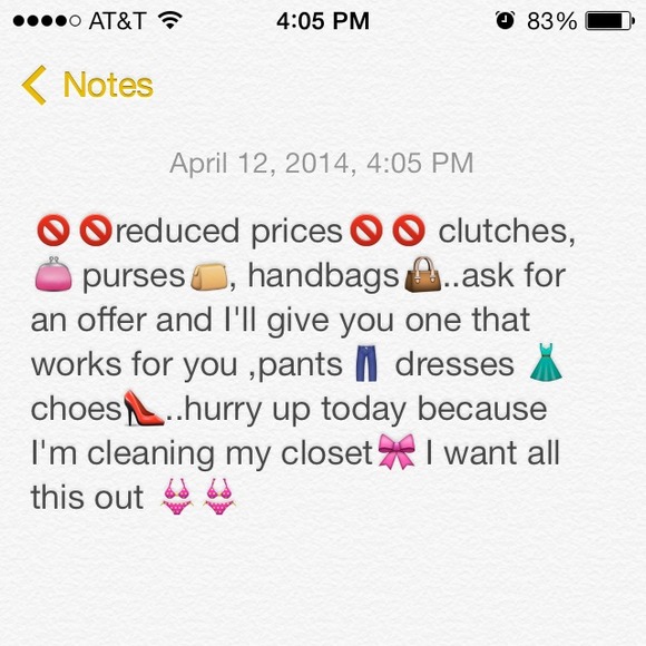 Dresses, clutches, jeans, choes and more