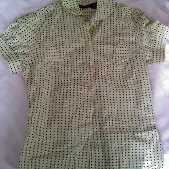 Polk-a Dot Button Up Shirt