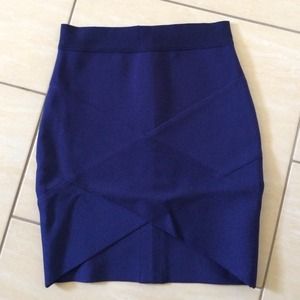 NWT Violet Blue Arched Bandage Skirt