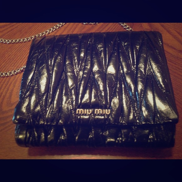 Miu Miu Handbags - Authentic Miu Miu matelasse shoulder chain bag