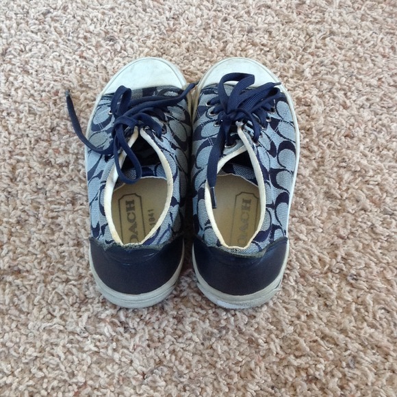 Blue COACH sneakers - Picture 3 of 6