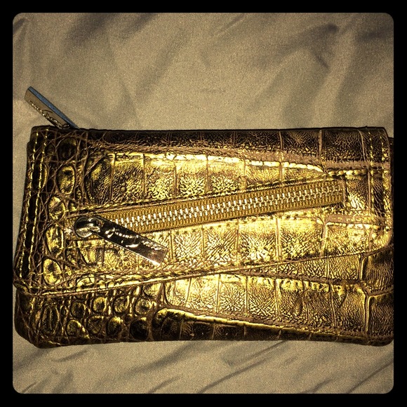 MINI CLUTH! Gold Gator!