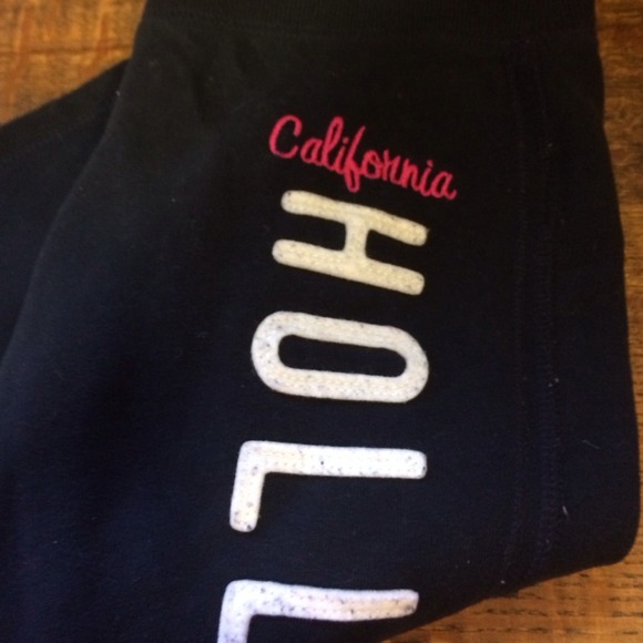 Hollister black sweatpants SM
