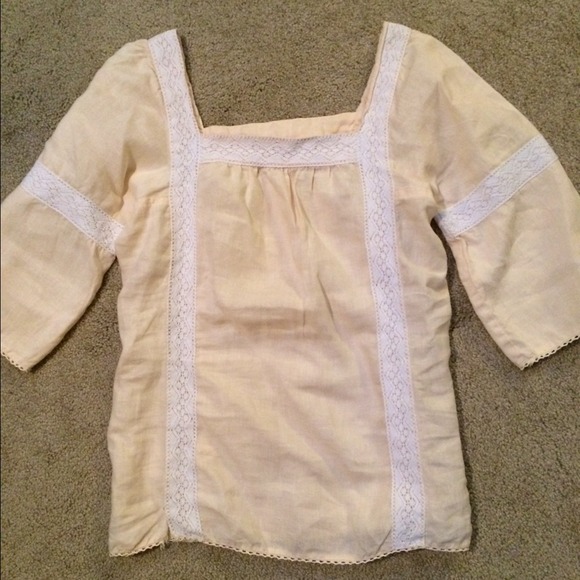 💯Tory Burch Linen Top