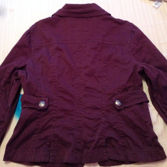Purple button down jacket - Picture 2 of 2