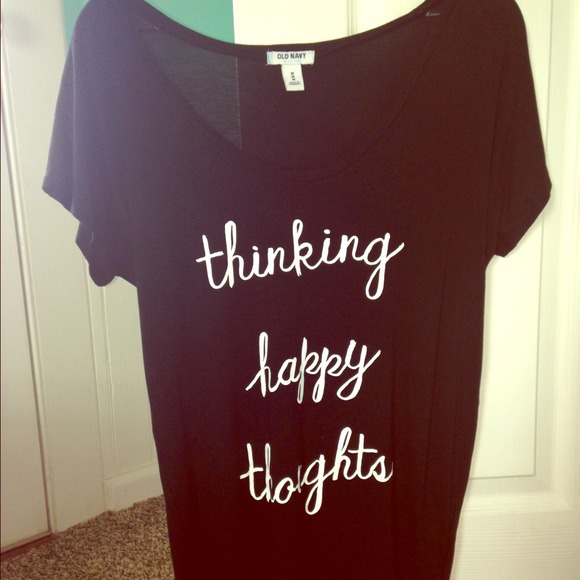 ✨SOLD✨Thinking Happy Thoughts Graphic T-Shirt
