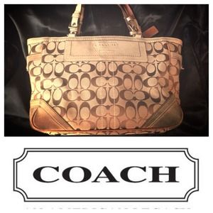 💯 Authentic Tan Coach Purse 💕Authentic!💕