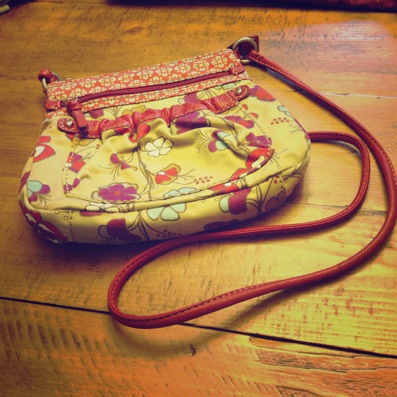 Fossil Flower Print Bag