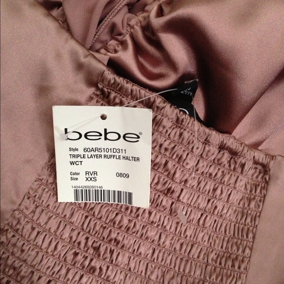 Bebe Triple Layer Ruffle Halter - Picture 4 of 4