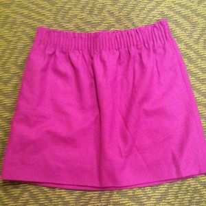 NWT Jcrew magenta wool skirt