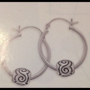 Sterling Silver Hoops w/ changeable beads