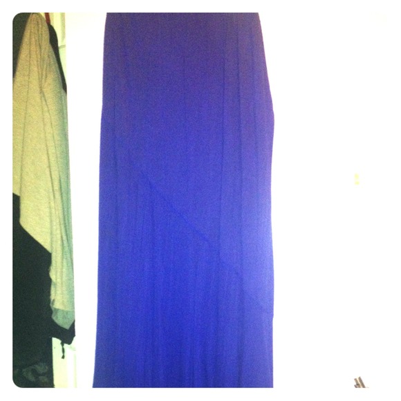 Purple Maxi Skirt
