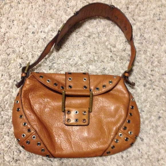 BCBG brown leather bag