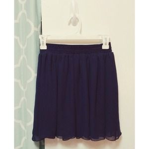Navy American Apparel skirt!