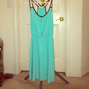 Turquoise summer dress