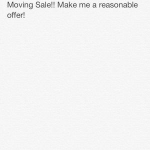 Moving sale! Make an offer!