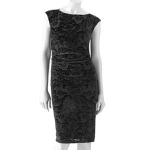 Gorgeous velvet black dress